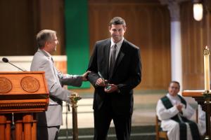 Mathias receives award