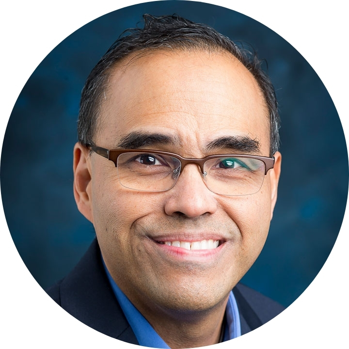circular headshot of LMU SOE faculty and staff member Edmundo Litton