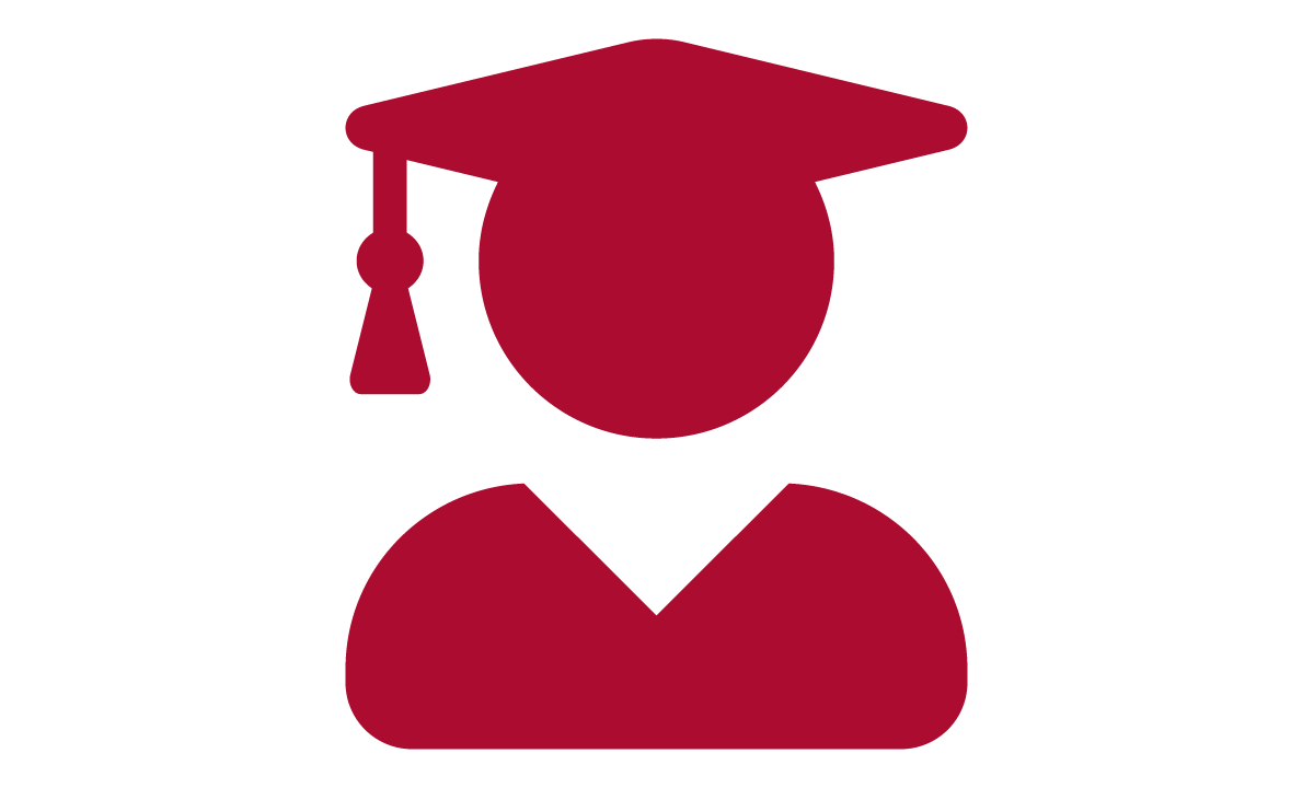 A person in graduation cap and gown